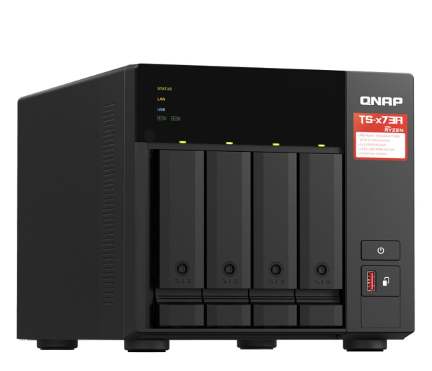 QNAP Serwer NAS TS-473A AMD Ryzen QC2.2 GHz.2.5GbE 8 GB RAM - 654087 - zdjęcie 2